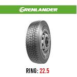 لاستیک خودرو گرین لندر (یک حلقه) 315/80R22.5 گل GR678 (گل عقب) تولید 2023