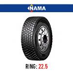 لاستیک خودرو نما (یک حلقه) 315/80R22.5 گل ND59 (20 لایه، گل عقب) تولید 2023