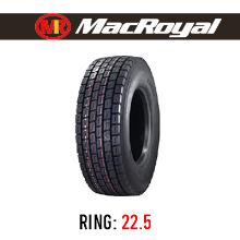 لاستیک خودرو مک رویال (یک حلقه) 315/80R22.5 گل MR09 (گل عقب) (20 لایه) تولید 2022